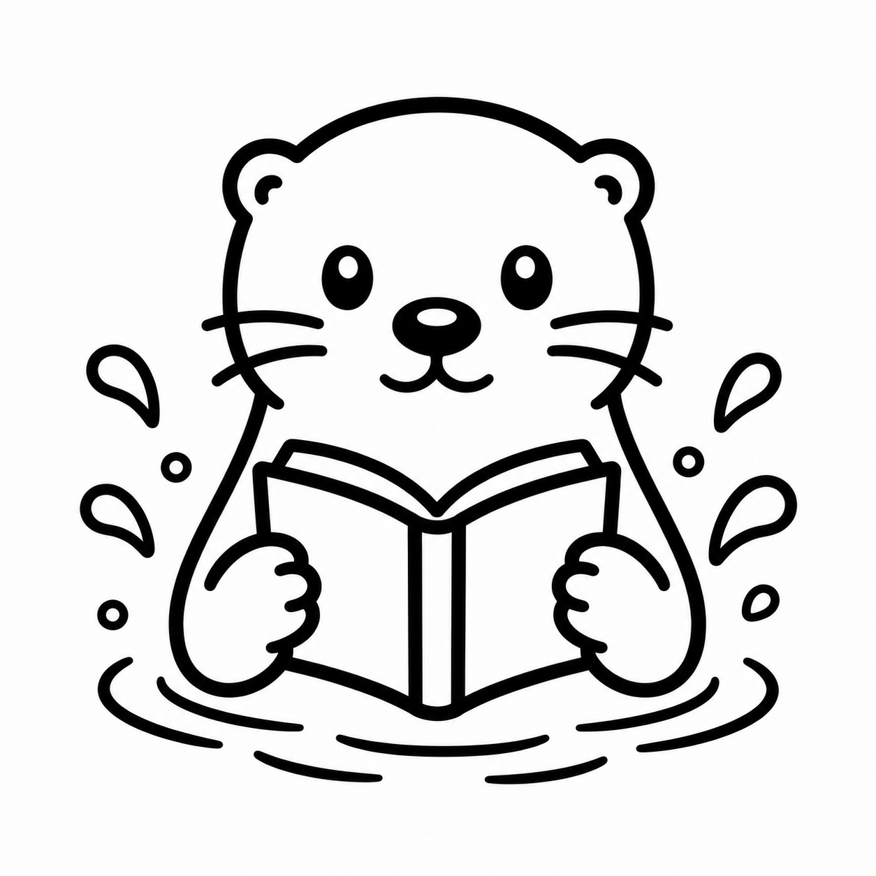看书的水獭